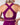 Purple sports bra with criss-cross back design on a plain background