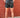 Black Faux Leather Dolphin Shorts