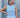 Light Blue Sleeveless Crew Neck Half Zip