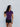 Purple Iris Essential Short-Sleeved Micro-Ribbed Athleisure Top