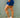 Royal Blue Mini Pleated Tennis Skort