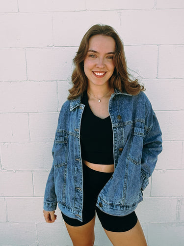 Boxy Denim Trucker Jacket