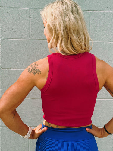 Plum Pink Flexform Seamless Muscle Tank