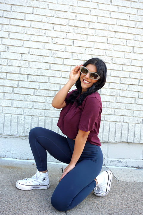 Plum Classic Boxy Fit Tee