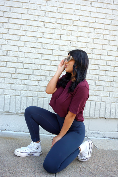 Plum Classic Boxy Fit Tee