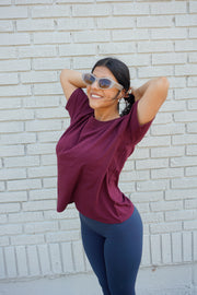 Plum Classic Boxy Fit Tee