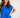 Deep Indigo Flow Open-Back Pima Cotton Tee