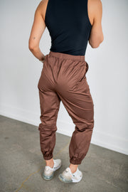 'Solid Woven Activewear Joggers