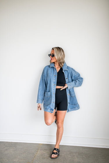 The Harper Boxy Denim Jacket