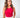 Garnet Red Micro-Ribbed Athleisure Tank Top