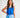 Deep Indigo Snapflair Cropped Tank