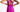 Person wearing a bright purple athletic outfit with a white background
