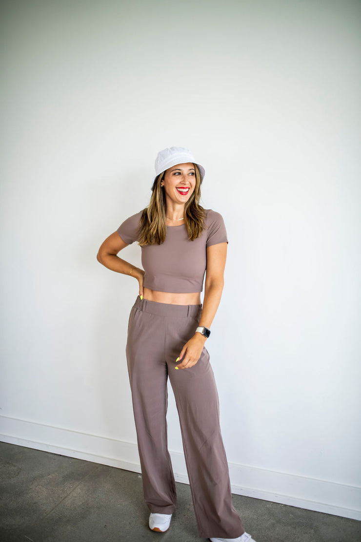 Tailored Wide Leg Pants