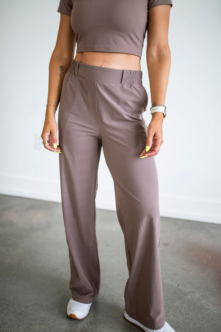 Tailored Wide Leg Pants