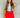 Red V Waist Butter Skort