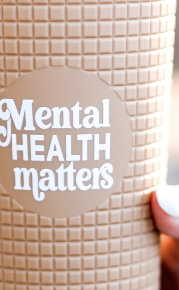 Mental Health Matters Textured Tumbler